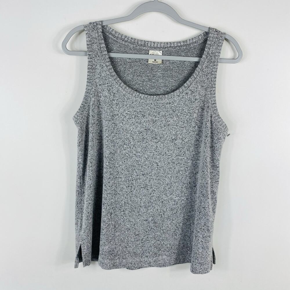 Soma Size Medium Brushed Cozy Sleeveless Pajama Sleep Shirt Tank Top Gray
